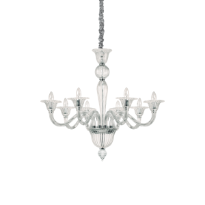 Lampa wisząca BRIGITTA SP8 TRANSPARENTE transparentna 199382 Ideallux