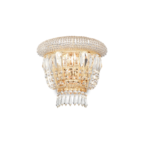 Kinkiet DUBAI AP2 OTTONE mosiądz 201023 Ideallux