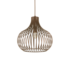 Lampa wisząca ONION SP1 D38 brązowa 205298 Ideallux