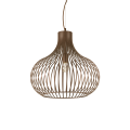 Lampa wisząca ONION SP1 D48 brązowa 205304 Ideallux