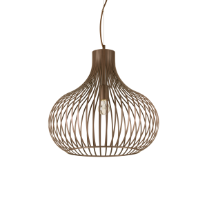 Lampa wisząca ONION SP1 D48 brązowa 205304 Ideallux