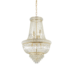 Lampa wisząca DUBAI SP10 OTTONE mosiądz 207216 Ideallux