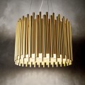Lampa wisząca PAN SP5 złota 208817 Ideallux