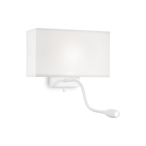 Kinkiet HOTEL AP2 ALL WHITE biała 215693 Ideallux