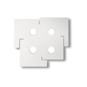 Plafon TOTEM PL4 biały 215778 Ideallux