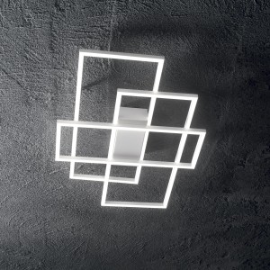 Lampa sufitowa FRAME-1 PL biała 230726 Ideallux