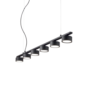 Lampa wisząca MINOR LINEAR SP6 czarna 235486 Ideallux