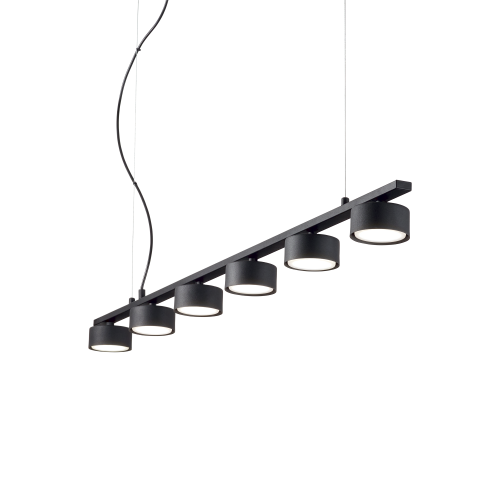 Lampa wisząca MINOR LINEAR SP6 czarna 235486 Ideallux
