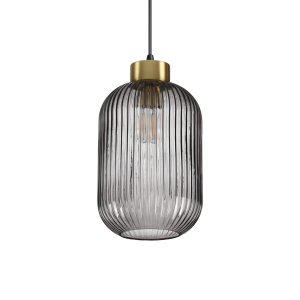 Lampa wisząca MINT-3 SP1 FUME' przydymione szkło 237510 Ideallux