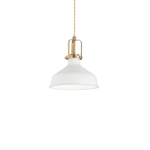 Lampa wisząca ERIS-1 SP1 BIANCO biała 238104 Ideallux