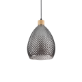 Lampa wisząca BERGEN-1 SP1 przydymiony szary 238746 Ideallux