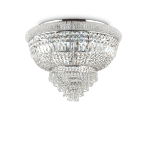 Lampa sufitowa DUBAI PL24 chrom 243566 Ideallux