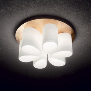 Lampa sufitowa DAISY PL6 biała 247779 Ideallux