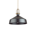 Lampa wisząca ERIS-1 SP1 NERO czarna 249056 Ideallux