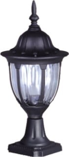 Niska zewnętrzna lampa stojąca K-5007S2/N czarna z serii VASCO | KAJA