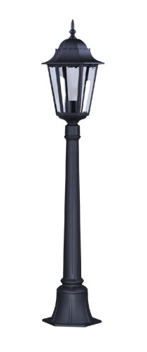 Niska zewnętrzna lampa stojąca K-6006A czarna z serii LOZANA | KAJA