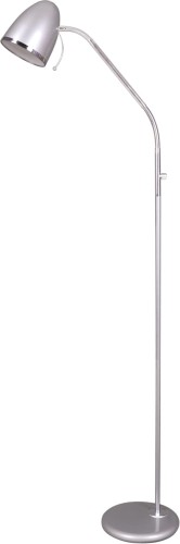Lampa podłogowa K-MT-201 srebrna z serii KAJTEK I | KAJA