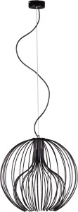 Lampa wisząca K-3405 czarna z serii TORI | KAJA