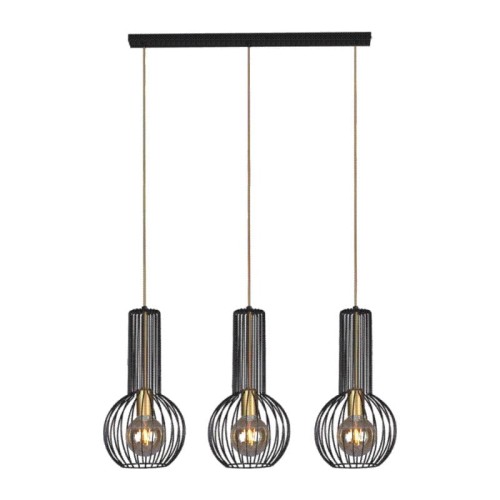 Lampa wisząca K-4521 z serii ARVI BLACK | KAJA