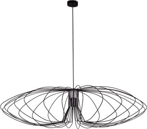 Lampa wisząca K-3408 czarna z serii TIZI | KAJA