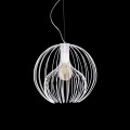 Lampa wisząca K-3405 biała z serii TORI | KAJA