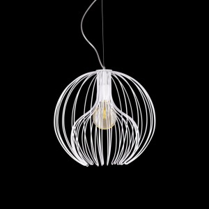Lampa wisząca K-3405 biała z serii TORI | KAJA