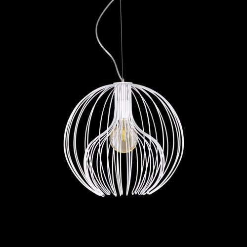 Lampa wisząca K-3405 biała z serii TORI | KAJA