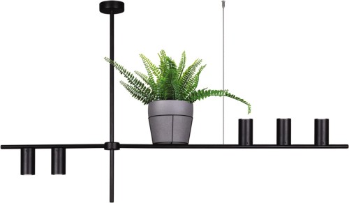 Lampa wisząca K-4756 z kwietnikiem z serii ROCCO | KAJA