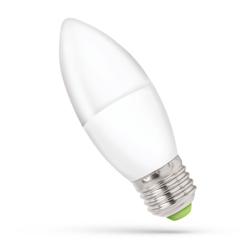 ŻARÓWKA LED 6W ŚWIECZKA 4000K E27 WOJ+14352 SPECTRUMLED