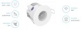 Czujnik ruchu 360°,IP65 1200W do sufitów podwieszanych