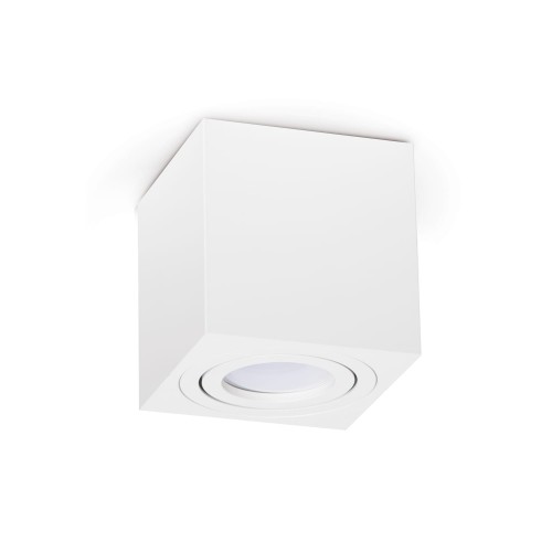 Oprawa spot tuba natynkowa biała kwadratowa OH37 Kobi