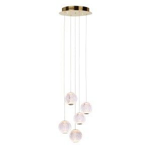 Lampa wisząca Rosario  PND-12220121-5A-GD Italux