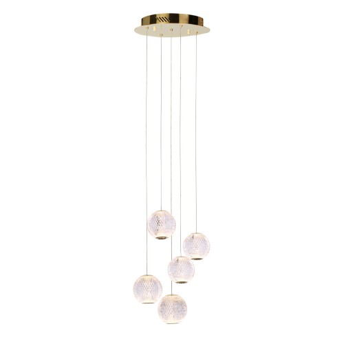 Lampa wisząca Rosario  PND-12220121-5A-GD Italux
