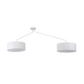 Biała lampa sufitowa FALCON z dwoma abażurami na długich ramionach Nowodvorski Lighting