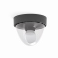 Lampa natynkowa zewnętrzna IP44 NOOK BLACK/BLACK czarna z transparentnym kloszem Nowodvorski Lighting