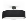 Lampa sufitowa VIOLET BLACK z czarnym abażurem i białą blendą Nowodvorski Lighting