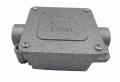 Puszka odgałeźna metalowa 2 wyloty 5x2.5mm2 IP44 Tarel
