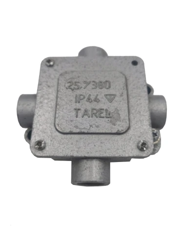 Puszka odgałeźna metalowa 4 wyloty 5x2.5mm2 IP44 Tarel 
