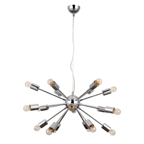 Lampa wisząca typu "sputnik" Theo w kolorze chromu Italux