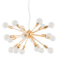 Lampa wisząca typu "sputnik" Theo z metalu w kolorze zlota Italux