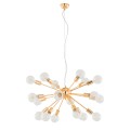 Lampa wisząca typu "sputnik" Theo z metalu w kolorze zlota Italux