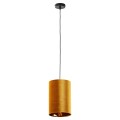 Lampa wisząca TERCINO ORANGE z pomarańczowym, welurowym kloszem o śr. 20cm TK Lighting