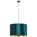 Lampa wisząca TERCINO GREEN z zielonego weluru o średnicy 50cm TK Lighting