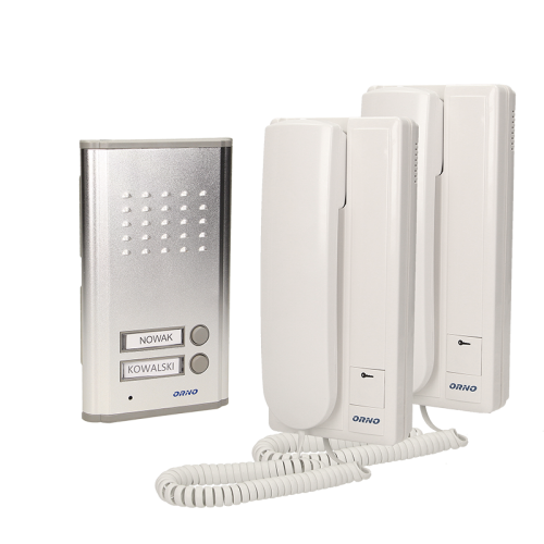 Zestaw domofonowy 2-rodzinny podtynkowy FOSSA MULTI