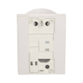 Dzwonek elektromechaniczny dwutonowy TON COLOR 230V biały