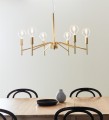 Lampa wisząca MONARCH Painted Gold 108210 Markslojd