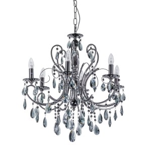 Żyrandol Barocco Black  MD72709-6B Italux