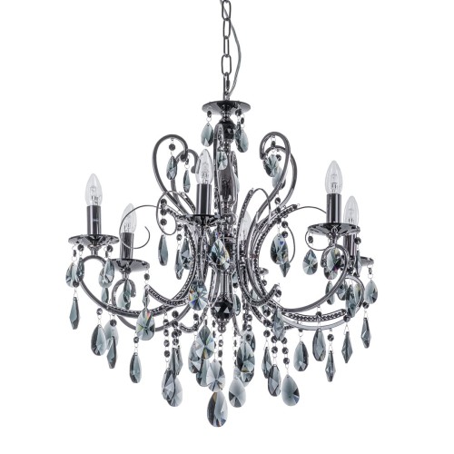 Żyrandol Barocco Black  MD72709-6B Italux