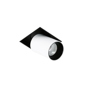 Oczko wpuszczane sufitowe Novum Trimless Single 3000K  GL7119-1/12W 3000K WH+BL Italux