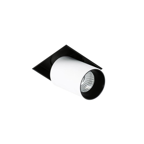 Oczko wpuszczane sufitowe Novum Trimless Single 3000K  GL7119-1/12W 3000K WH+BL Italux